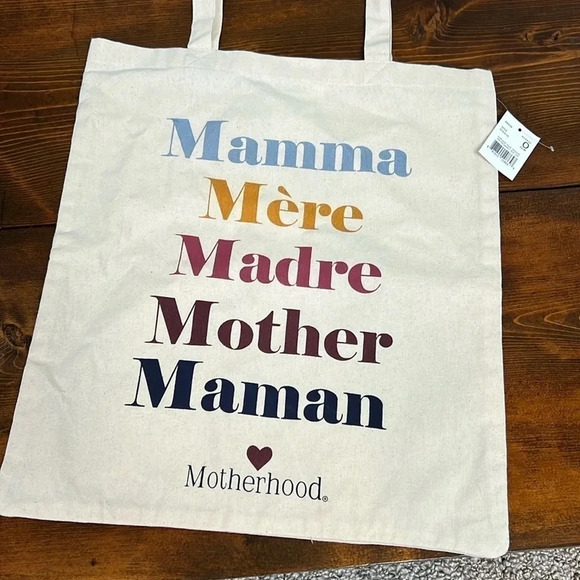 Motherhood Handbags - Motherhood maternity canvas tote bag